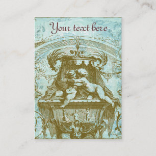 French Cherub Vintage Style Business Profile Cards