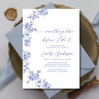 French Chinoiserie Something Blue Bridal Shower