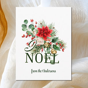 French Christmas Card Joyeux Noel