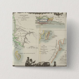 French Colonies in Africa 15 Cm Square Badge