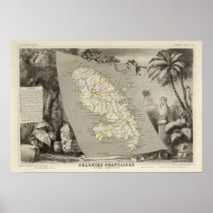 French Colonies Martinique Poster