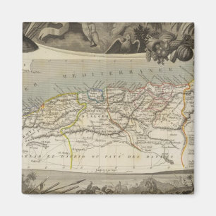 French colony Algeria Magnet