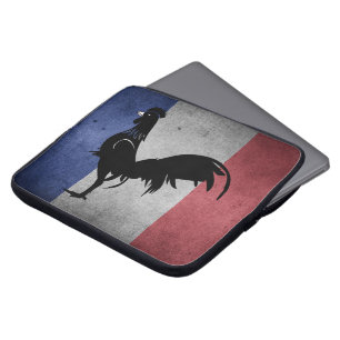 French coq laptop sleeve