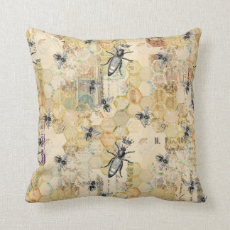 French Country Chic Honey Bee Home Decor Cushion