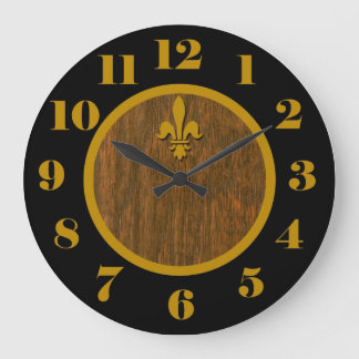 French Country Clock - Fleur de Lis