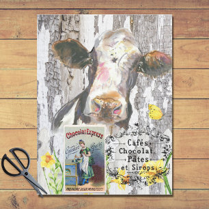 French Country Cow Farm Animal craft Tissue Paper