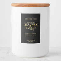 French Country Farm Beeswax Candle Label