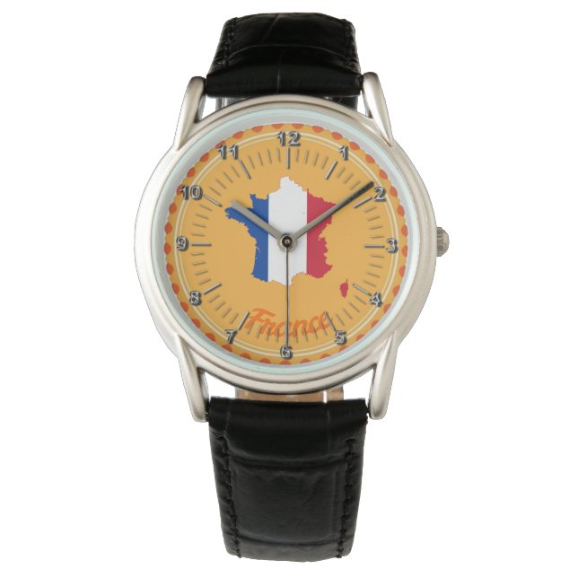 French country flag watch (Front)
