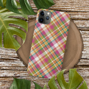 French Country Shabby Chic Flair Madras Pattern Case-Mate iPhone Case