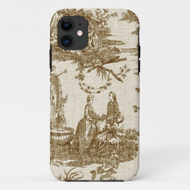 French Country Toile iPhone 5 Cover (Back)