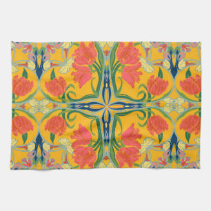 French Country Tulip Kitchen Towel
