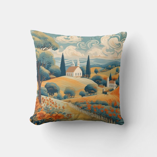 French Countryside Cushion (Front)