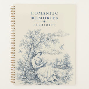 French Countryside Reading Lady Personalised Planner