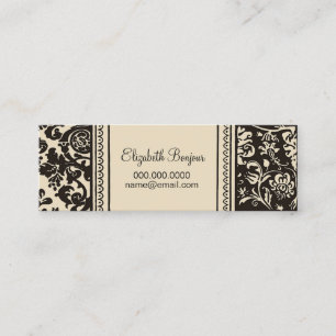 French Creme ~ Slim Calling Card / Business Card