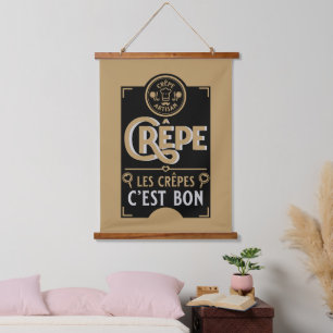 French Crepes Hanging Tapestry