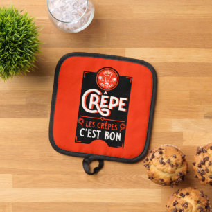 French Crepes Pot Holder