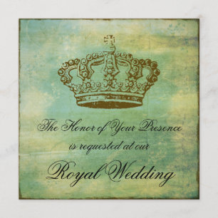 French Crown Elegant Invitations Announcements