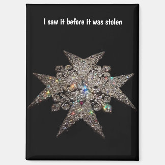 French Crowned Jewels Before Theft Magnet