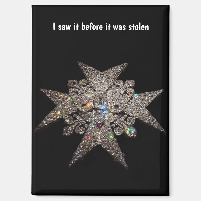 French Crowned Jewels Before Theft Magnet (Front)