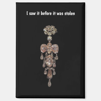 French Crowned Jewels Before Theft Magnet