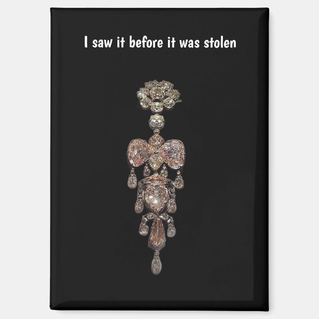 French Crowned Jewels Before Theft Magnet (Front)