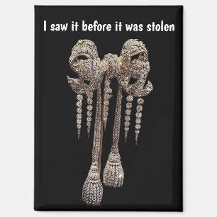 French Crowned Jewels Before Theft Magnet