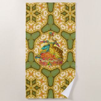 French Danse Elegance Beach Towel