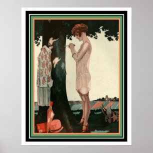 French Deco Poster "Chisel" 16 x 20