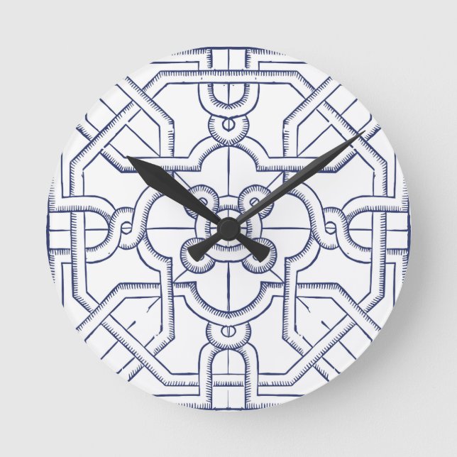 French Design Round Clock (Front)