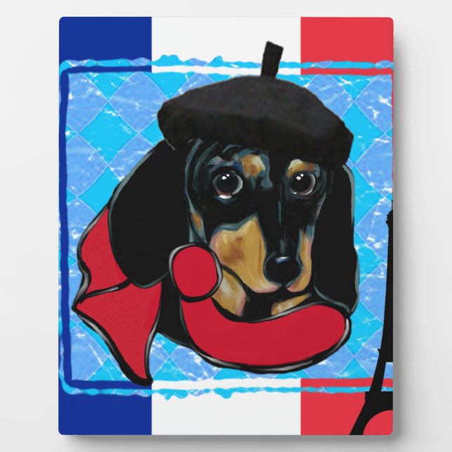 FRENCH DOXIE PLAQUE (Front)