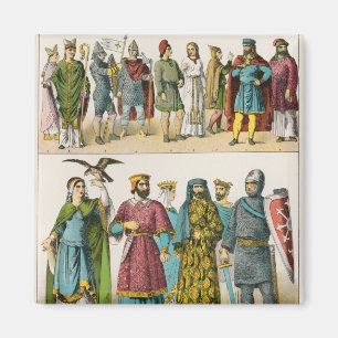 French Dress Magnet
