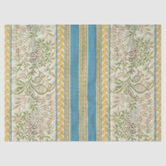 French Embroidered Flower Fabric Look Tissue Paper