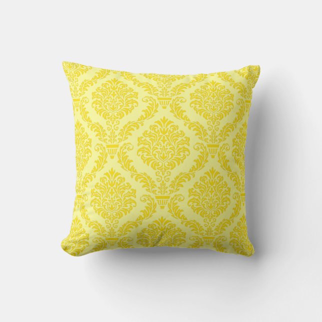 French Empire Damask Pattern #11 Cushion (Front)