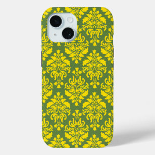 French Empire Damask Pattern #2 iPhone 15 Case