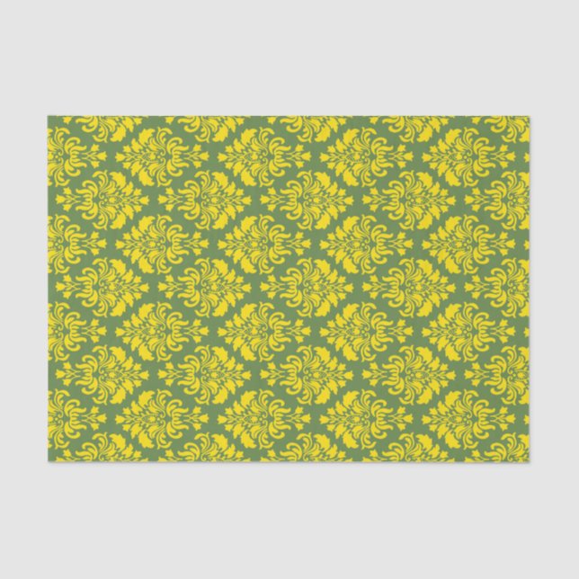 French Empire Damask Pattern #2 Tissue Paper (Front)