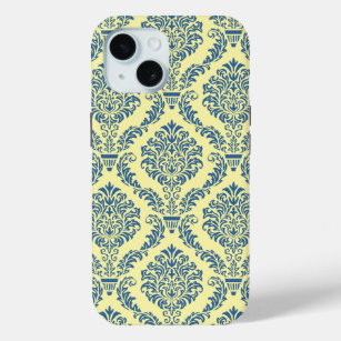 French Empire Damask Pattern #6 iPhone 15 Case
