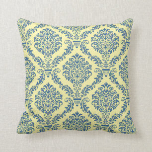 French Empire Damask Pattern #6 Cushion