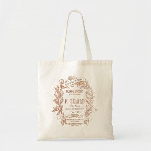 French Ephemera Epicerie Market Shopping Bag