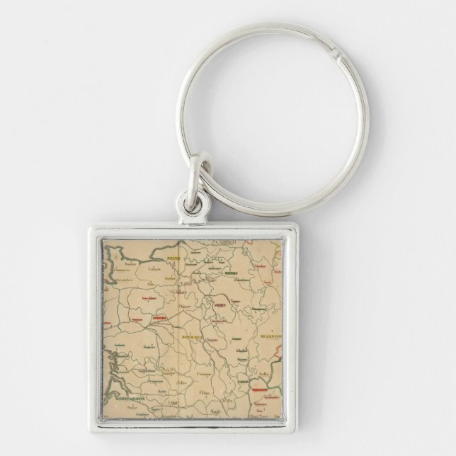 French Establishments Key Ring (Front)