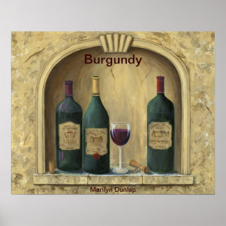 French Estate Wine Collection Poster