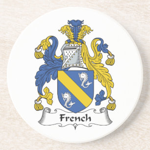 French Family Crest Coaster