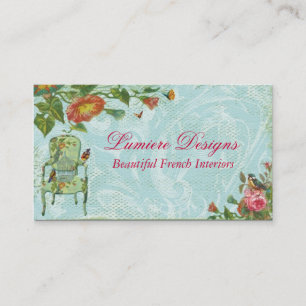French Fandango Garden Business Card