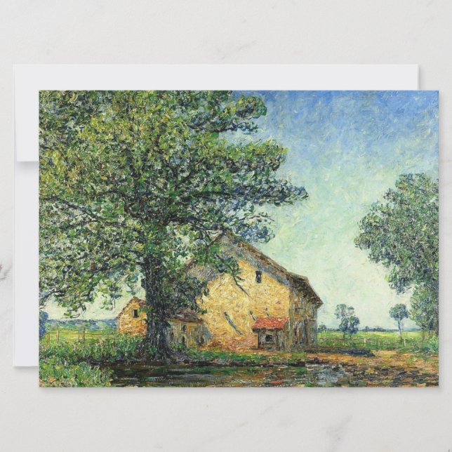 French Farm at La Petite Mare (by Francis Picabia) Card (Front)