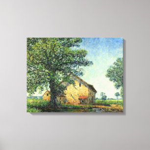 French Farm House at La Petite Mare Canvas Print