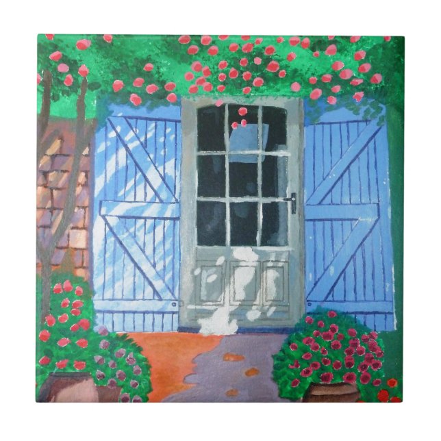 French farm yard tile (Front)