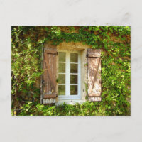 French Farmhouse Window & Shutters