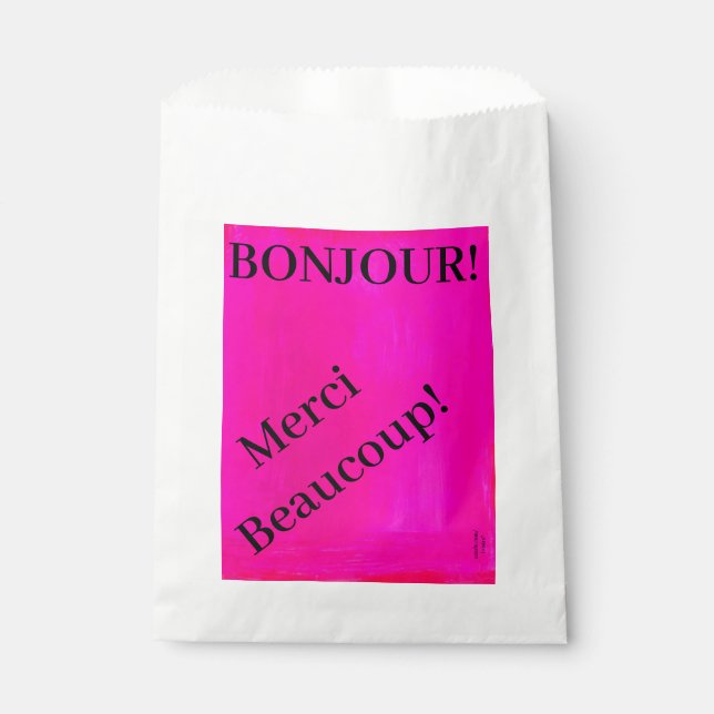 French Favour Bags (Front)