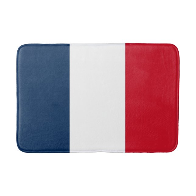 French Flag Bath Mat (Front)