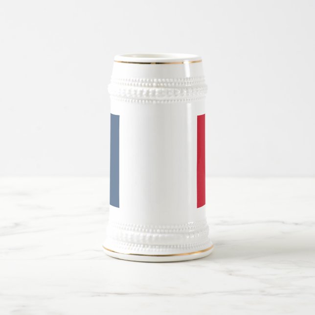 French Flag Beer Stein (Center)