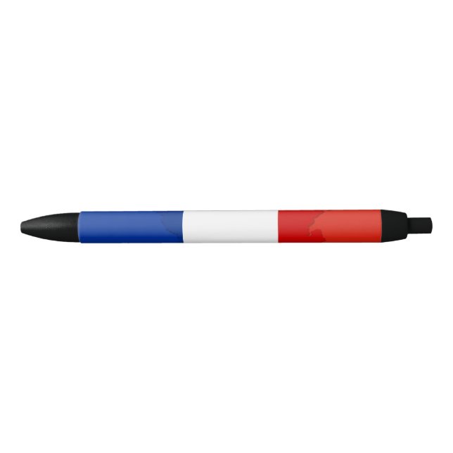 French flag black ink pen (Front)